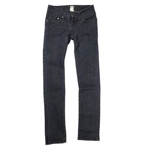 H2j‎ Production Sequin Star Dark Gray Jeans Sz 3/4 Good Condition